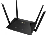 ASUS RT-AX1800U, Wi-Fi 6 (802.11ax), Dual-band (2,4 GHz / 5 GHz), Nätverksansluten (Ethernet), Svart, Bordsrouter