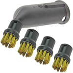 Steamer Detail Wire Nozzle Brushes x4 for KARCHER Steam SC1 SC2 SC3 SC4 SC5