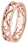 Kohinoor 013-252P Filigran Ring roséguld Laurel Glänsande 18