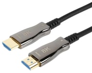 High Speed Aoc 8K Uhd 48Gbps Hdmi 2.1 Active Fibre Optic Cable 25M