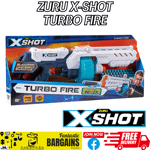 Zuru X SHOT Quick Turbo Fire Blaster Gun Fits Nerf  40 Foam Bullets Large Set 8+