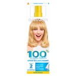 Coloration Cheveux Permanente Spray Eclaircissant Cristal Soleil 100% Ultra Blond - La Boîte