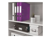 Leitz Wow 180° - Spakbågesfil - Ryggbredd: 50 Mm - För A4 (210 X 297 Mm) - Kapacitet: 350 Ark - Lila Metallic