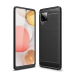 samsung Samsung A42 Carbon Fibre Case Black