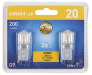 LED G9 2.5W=20W - Airam
