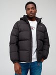 Tommy Jeans Tjm Essential Down Fill Padded Jacket - Black, Black, Size 2Xl, Men