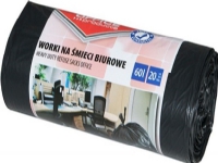 Kontorsprodukter Sopsäckar för kontor, starka (LDPE), 60l, 20st, sortera