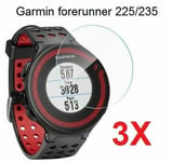 For Garmin Forerunner 225 / 235 Smart Watch 3 x Tempered Glass Screen Protector