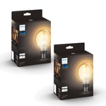 Philips Hue - 2xE27 Filament G93 - White Ambiance - Bundle