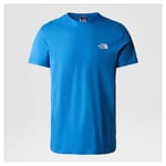 The North Face Mens S/S Simple Dome Tee (Blå (SUPER SONIC BLUE) X-large)