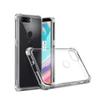 OnePlus 5T Stöttåligt Skal med Förstärkta Hörn Transparent