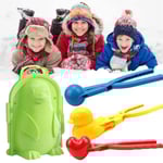 Snowball Maker 4-pack Heart Snowman Sfärisk form Snowball Maker Cli