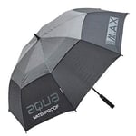 Big Max 50% de Réduction Aqua Imperméable 60" Double Dais Automatique Ouvert Parapluie de Golf - Noir/Gris