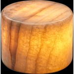10 st Marmor stor gyllene äkta marmor bordslampa Ø80x60 mm ex.batteri