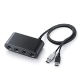 4 Ports Convertisseur Adaptateur De Manette De Jeu Contrôleur Pour Nintendo Switch Gamecube Vers Wii U Pc