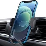 Nookazon Universal Air Vent Car Phone Holder, Car Phone Mount with two Rubber Clips, One Button Release,360° Rotation, Car Cradle for Mobile Phones from 4" to 7"