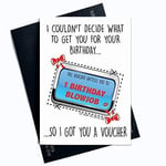 Rude Funny Birthday Cards Boyfriend Husband Christmas Card Valentines Gift Pr...