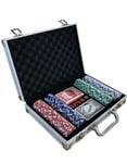 Texas Hold'em Poker Sett i Aluminiumskoffert