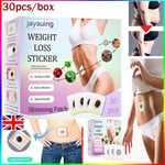 30pcs/box Weight Loss Navel Sticker for Men Women Natural Herbal Beauty Product