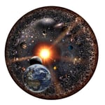 Rymdpussel Universum Pussel Runda Pusselserien Pussel för Vuxna 1000 Bitar