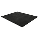 HanOBC Non-Woven Under Grill Mats Extra Large Black Fireproof Pad for Under Grill Easy to Clean Barbecue Grilling Accessories for Gas Charcoal Electric Grill