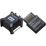 Zoom F3 MultiTrack Field Recorder & BTA 1/UK Bluetooth Adapter Black