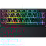 Razer Ornata V3 Tenkeyless – Clavier Gamer Compact à Bas Profil (Switches Méca-Membrane, Repose-Poignet Magnétique, Touches en ABS Vernies aux UV) Clavier US | Noir