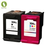 2  x 304XL Ink Cartridge Fits for HP Envy 5010 5020 5030 5032 HIGH QUALITY