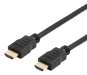 DELTACO flexible HDMI cable, 4K UltraHD in 60Hz, 2m, black
