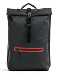 Rains Contrast Rolltop backpack black