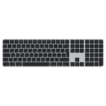 Apple Magic Keyboard med Touch ID och numerisk del för Mac-modeller med Apple Silicon – arabiskt – svarta tangenter