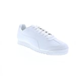 Puma Roma Basic 35357221 Mens White Synthetic Lace Up Lifestyle Trainers Shoes