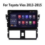 SADGE Navigation GPS Lecteur Autoradio vidéo Radio stéréo Voiture - pour Toyota Vios 2013-2015, avec Bluetooth WiFi Dsp Mp3 10,1 Pouces à écran Tactile