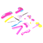 Baby Girl Pretend Play Barber Tool Set Accessories Toy Kid Beaut 0 1