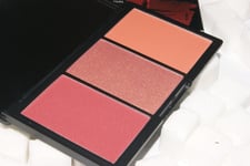 Sleek Blush By 3 SUGAR Shimmer Matte Bronze Orange Berry Shades Blusher Palette