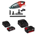 Einhell TE-VC Solo Power X-Change Cordless Vacuum Cleaner with Original 18V 2.5Ah Starter Kit Power X-Change Power X-Change starter kit battery with a charger