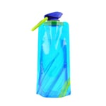 XZYC 700mL Water Botts Bag with akproof for Outdoor Sports Hydro Flask Travel Drink Water Pouch_700ml_Blue