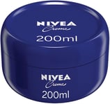 NIVEA Creme Pack of 3 (3 x 200 ml), Moisturising Skin 200 ml (Pack 3) 
