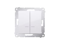 Contact-Simon Dw5abl.01/11, Plast, Vit, Ip20, Ip44, 250 V, 16 A, 75 Mm
