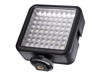 Walimex Pro LED Video Light - Lys på kamera - 1 hoder x 64 lampe - LED - DC