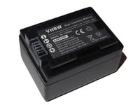 vhbw Li-Ion batterie 1600mAh (3.6V) pour appareil numérique camescope Canon Legria HF R606, HF R66, HF R68 remplace BP-718.