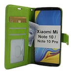 Crazy Horse Wallet Xiaomi Mi Note 10 / Mi Note 10 Pro (Grön)