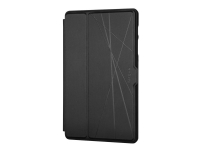 Targus Click-In - Vikbart fodral för surfplatta - termoplastisk polyuretan (TPU) - svart - 8.7 - för Samsung Galaxy Tab A7 Lite