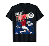 Twilight Triumph Bryce Harper Philadelphia MLBPA T-Shirt