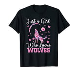 Funny Wolf Wild Animal Lover Women Design Co. T-Shirt