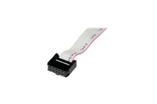 StarTech.com 16in (40cm) 9 Pin Serial Male to 10 Pin Motherboard Header Slot Plate - motherboard Serial Port Adapter (PLATE9M16) - seriell panel - DB-9 till 10 pin IDC - 41 cm