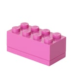 "Mini Brique de rangement LEGO® Violet 8 tenons"