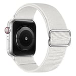 Apple Watch SE 40mm Armband i resår, vit