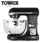 Tower 1000W Stand Mixer With 5L DuraGlass Mixing Bowl