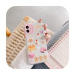 Funny Cute Cartoon Phone Case For iphone 11 Pro Max 7 8 plus X XR XS Max se 2020 Back Cover Fashion Transparent Soft Cases Coque-CW31-1-For iphoneXR
